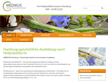 Tablet Screenshot of medikus-centrum.de